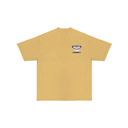 Chunky Coffee Cub T-Shirt - Mustard Yellow