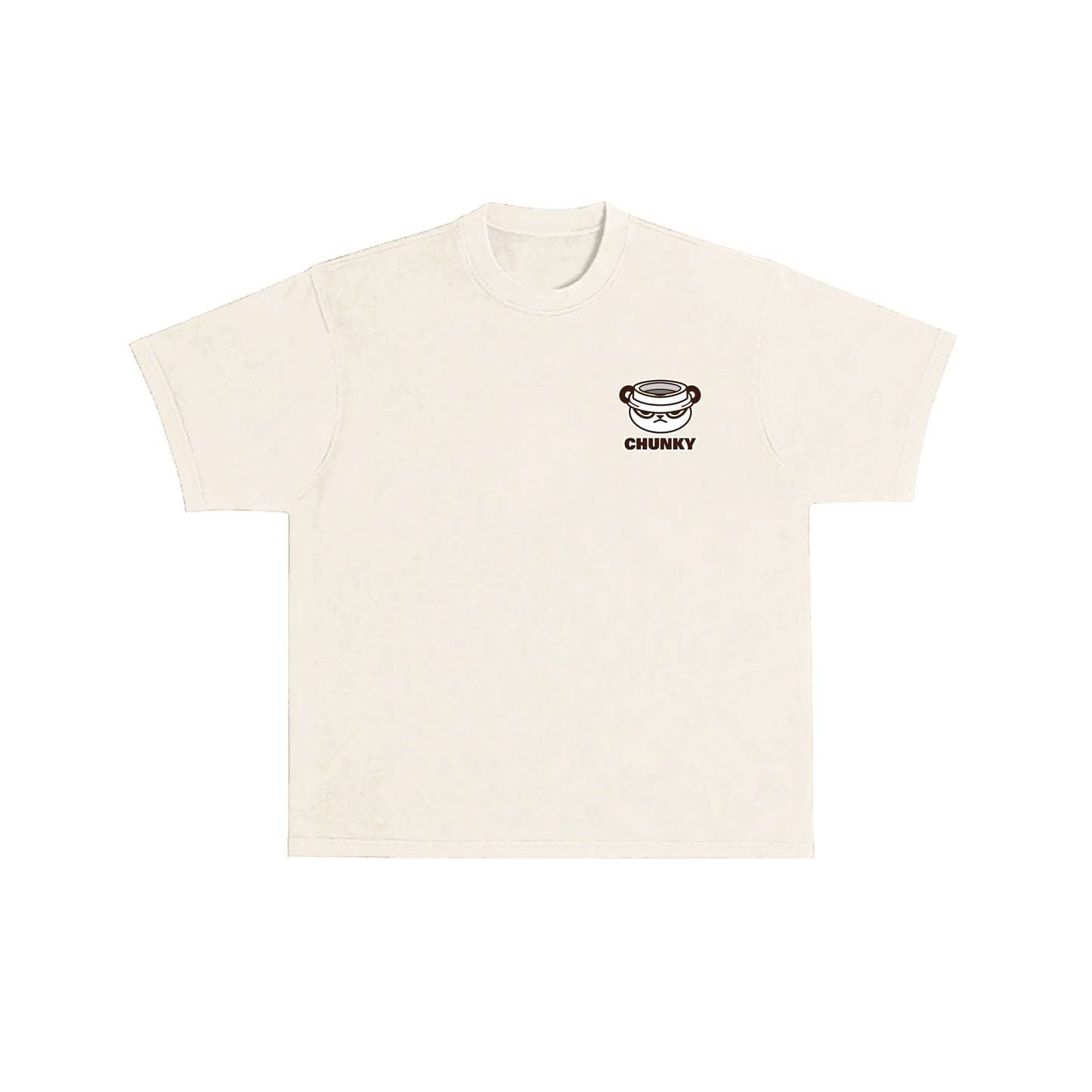 Chunky Coffee Cub T-Shirt - Cream