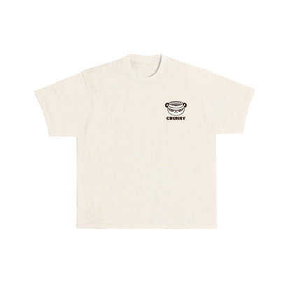 Chunky Coffee Cub T-Shirt - Cream