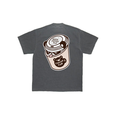 Chunky Coffee Cub T-Shirt - Shadow