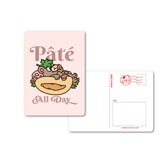 Chunky Pâté Bear Postcard