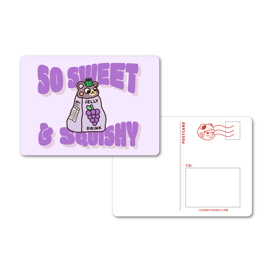 Chunky Jelly Bear Postcard
