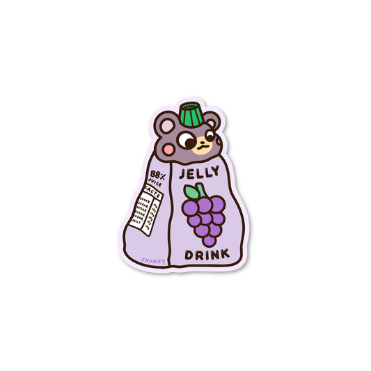 Chunky Jelly Bear Sticker