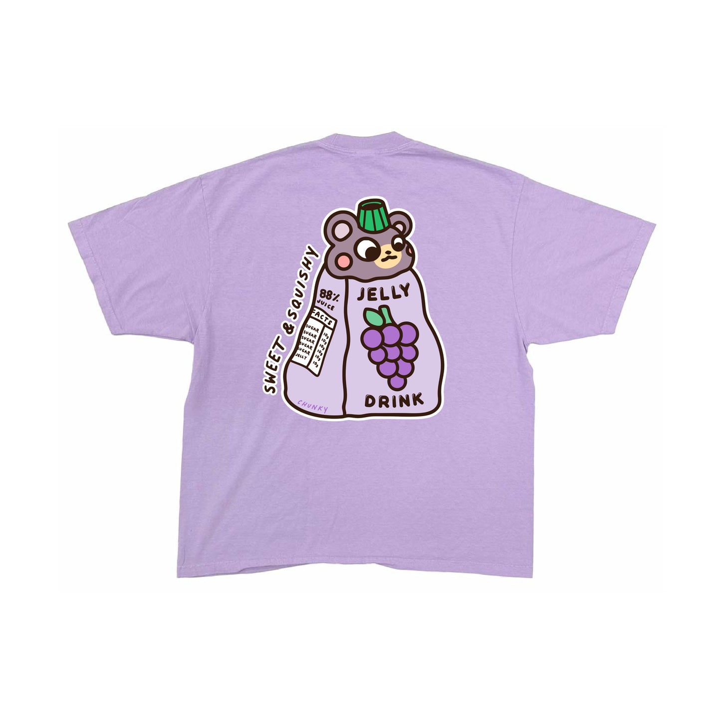 Chunky Jelly Bear T-Shirt - Lavender