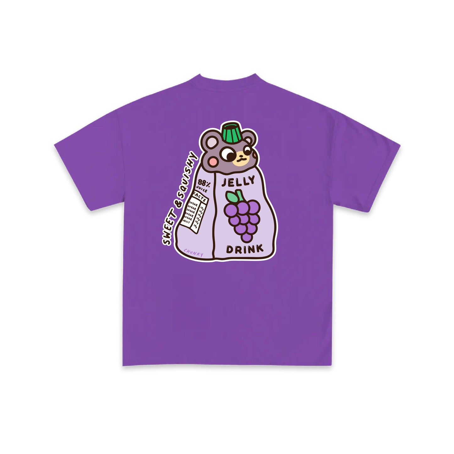 Chunky Jelly Bear T-Shirt - Purple