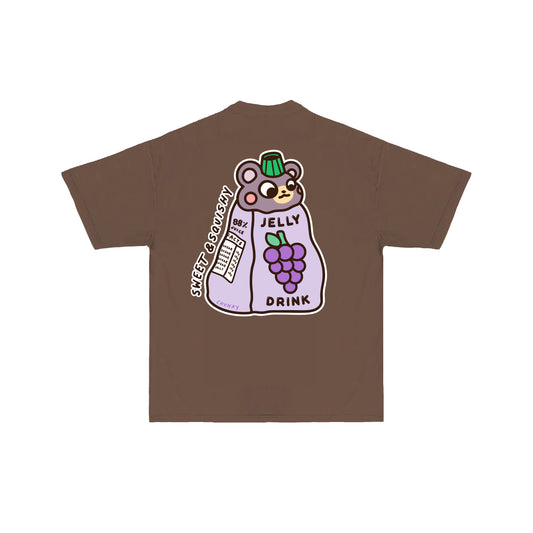 Chunky Jelly Bear T-Shirt - Brown