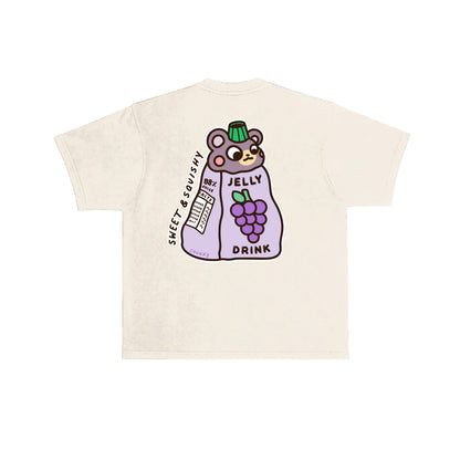 Chunky Jelly Bear T-Shirt - Cream