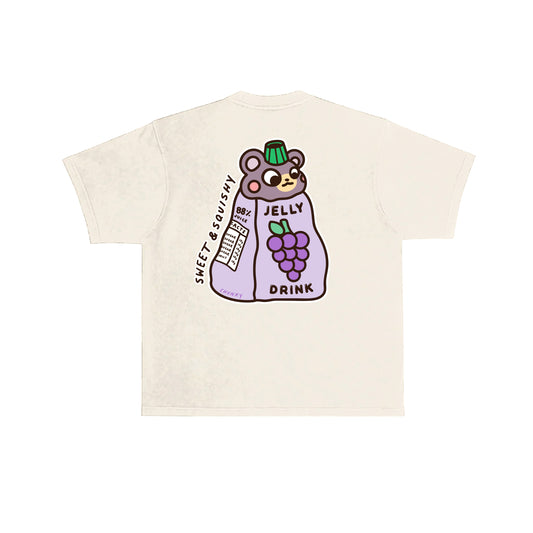Chunky Jelly Bear T-Shirt - Cream