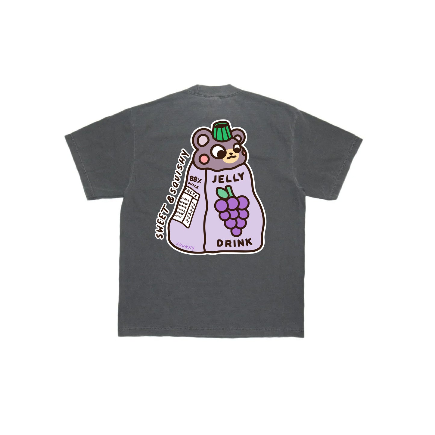 Chunky Jelly Bear T-Shirt - Shadow