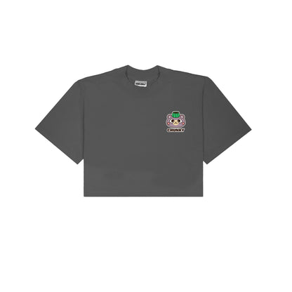 Chunky Jelly Bear Cropped T-Shirt - Shadow
