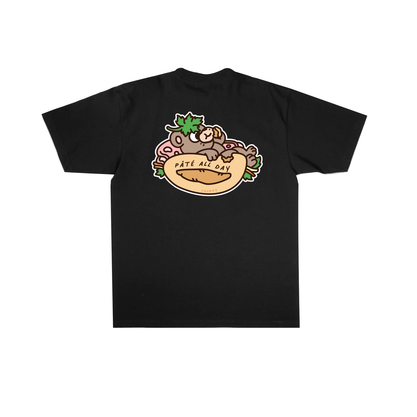 Chunky Pâté Bear T-Shirt - Black