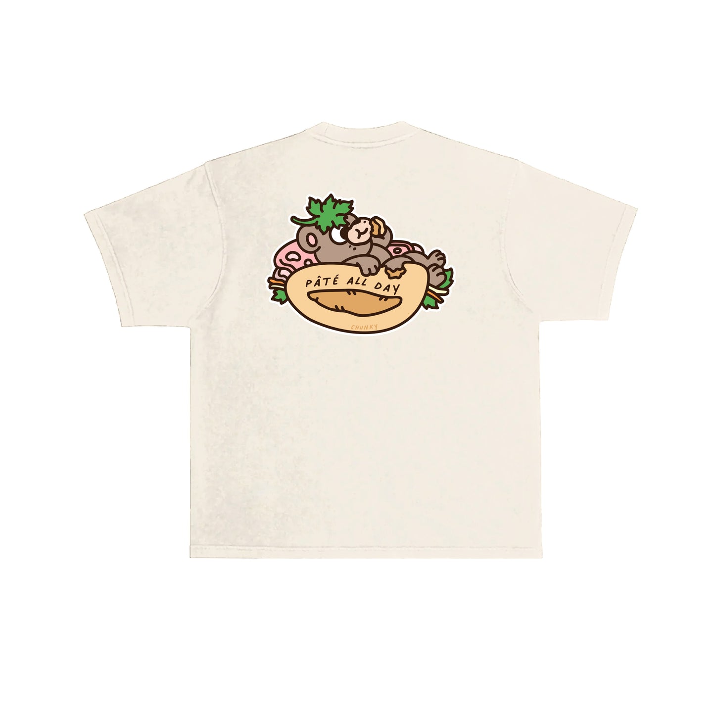 Chunky Pâté Bear T-Shirt - Cream