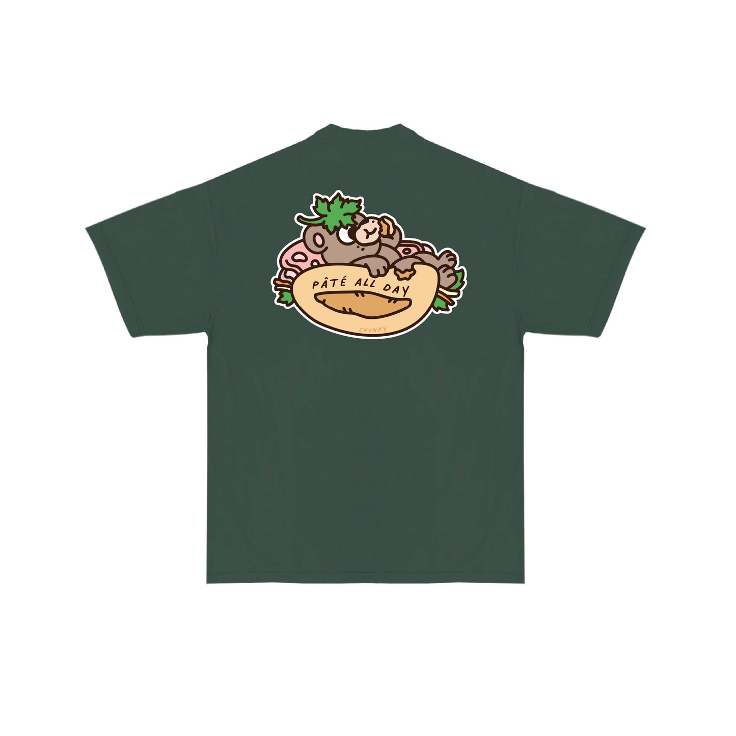 Chunky Pâté Bear T-Shirt - Green