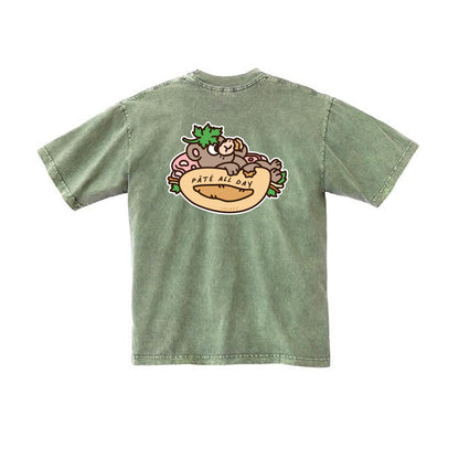 Chunky Pâté Bear T-Shirt - Matcha