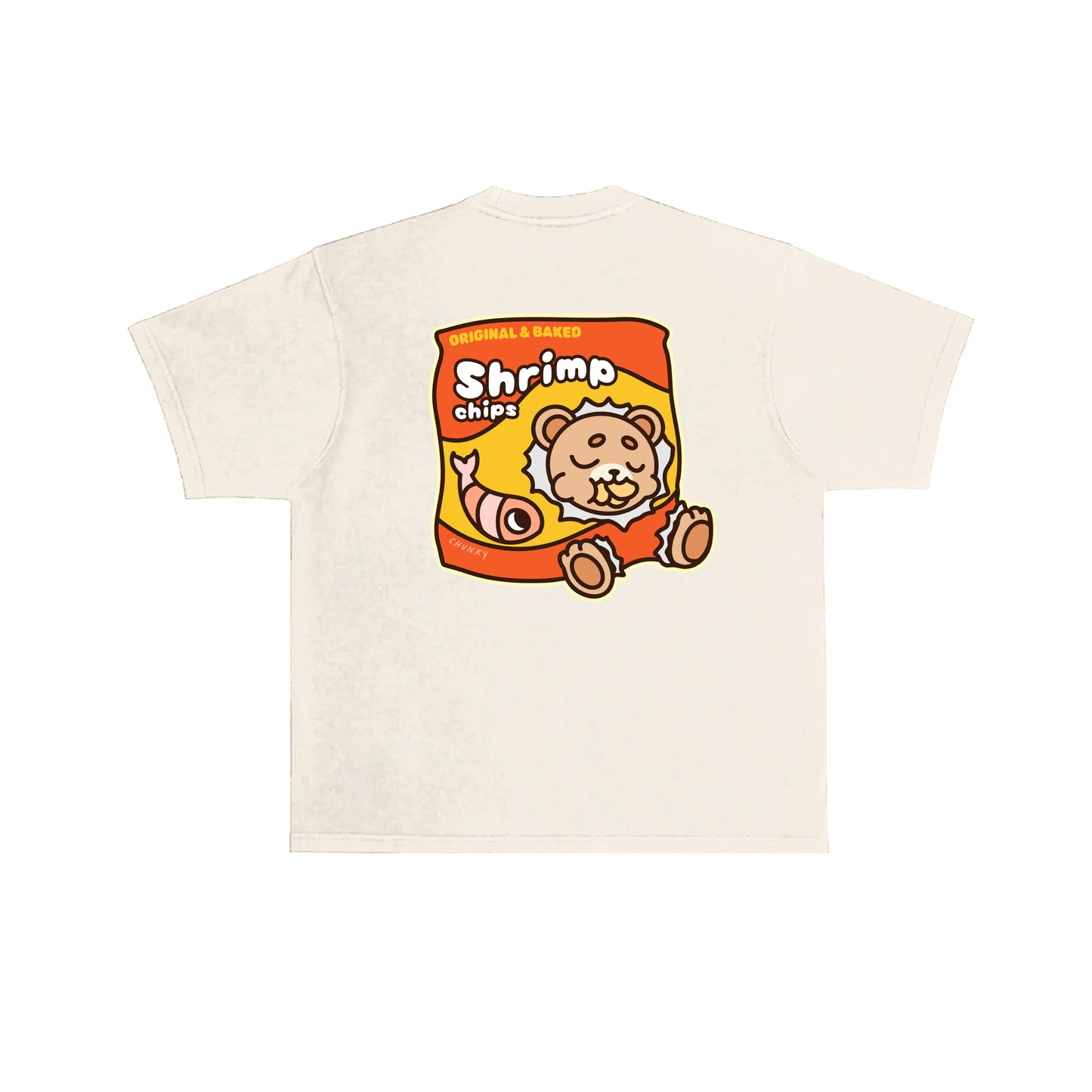 Chunky Chip Bear T-Shirt -  Cream