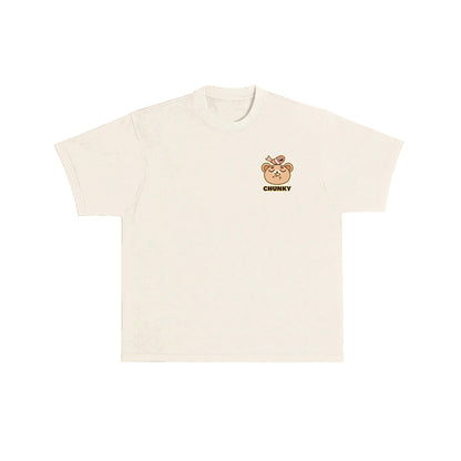 Chunky Chip Bear T-Shirt -  Cream