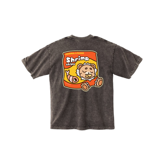 Chunky Chip Bear T-Shirt - Burnt Brown