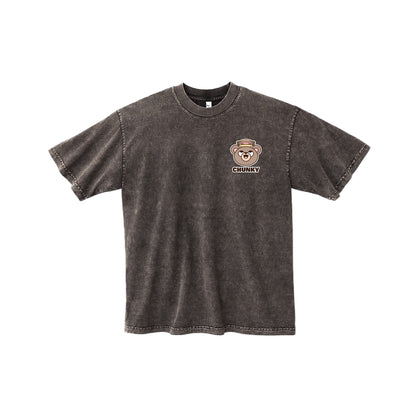 Chunky Chip Bear T-Shirt - Burnt Brown