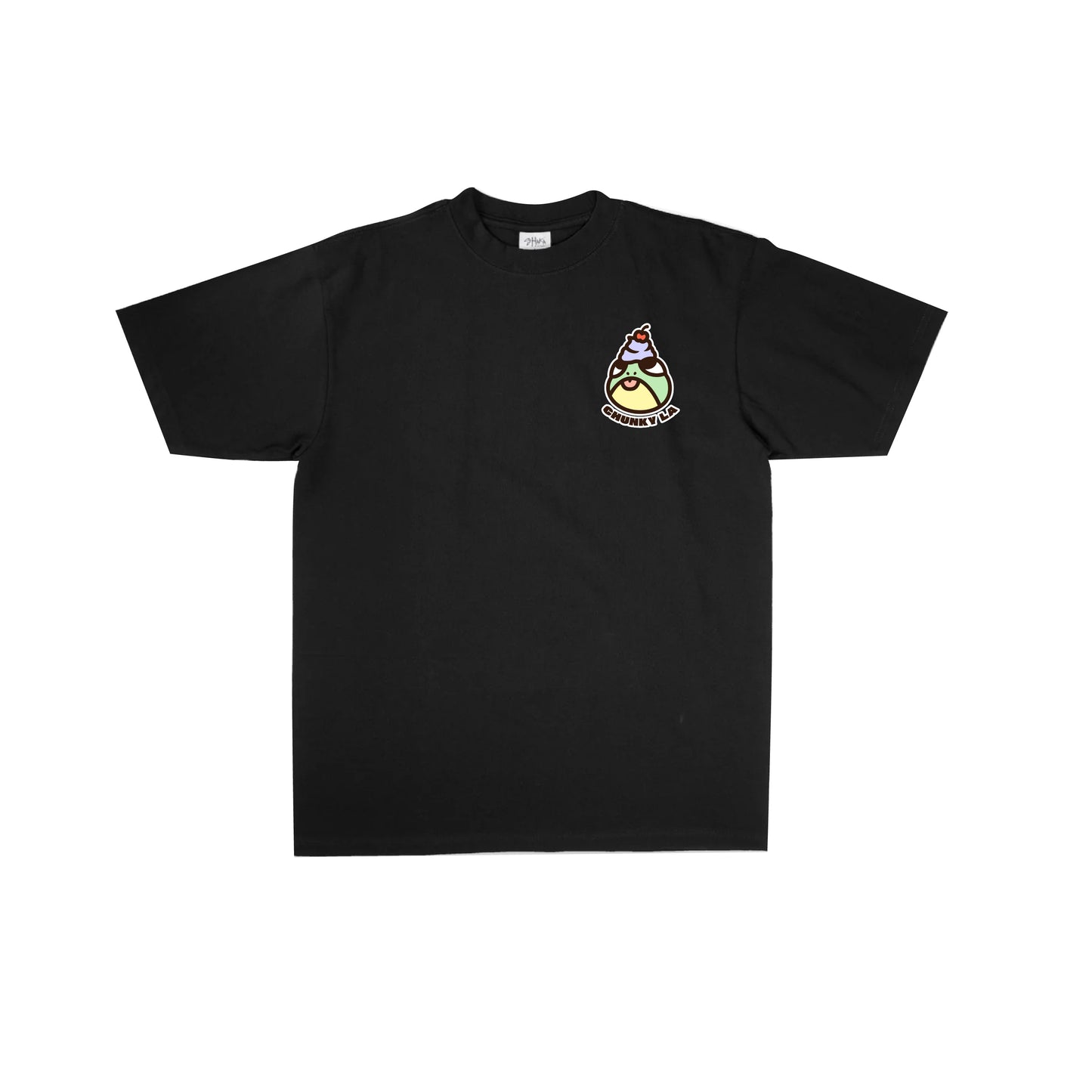 Chunky Ice Cream Frog T-Shirt - Black