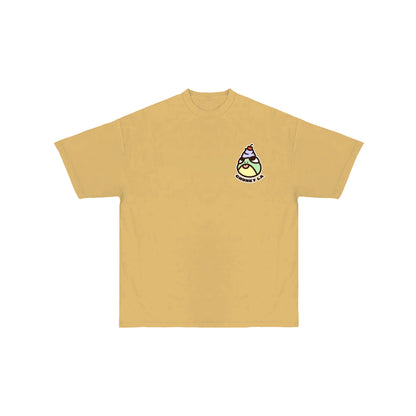 Chunky Ice Cream Frog T-Shirt - Mustard Yellow