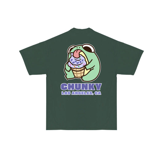 Chunky Ice Cream Frog T-Shirt - Green