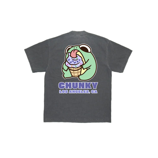 Chunky Ice Cream Frog T-Shirt - Shadow