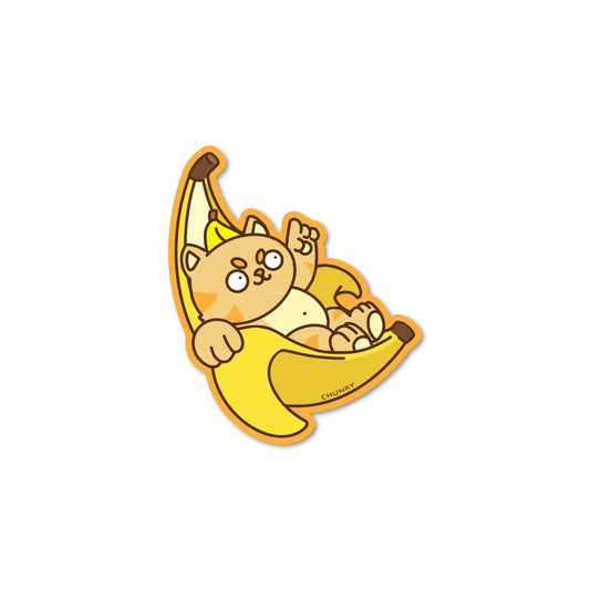 Banana Cat Sticker