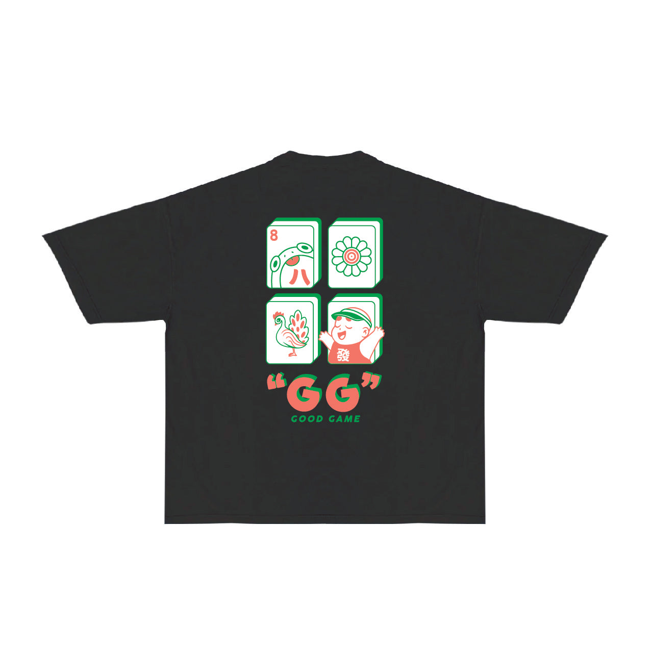 Good Game Mahjong T-Shirt - Black