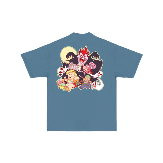 Chunkyween Thriller T-Shirt - Denim Blue