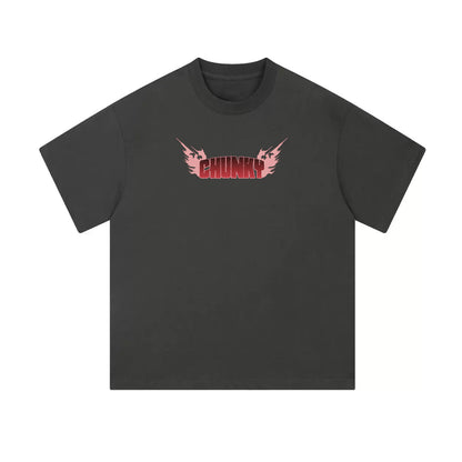 Chunkyween Dandan Mid-Cropped T-Shirt - Dark Grey