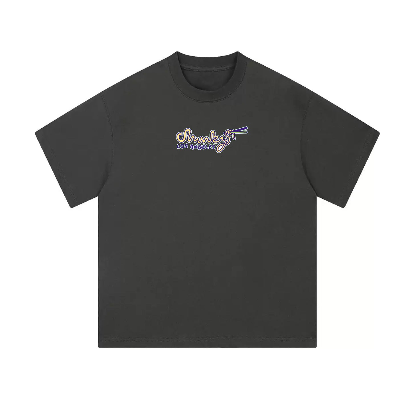Chunkyween Haunted Noodles Mid-Cropped T-Shirt - Dark Grey