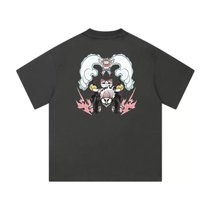 Chunkyween Dandan Mid-Cropped T-Shirt - Dark Grey