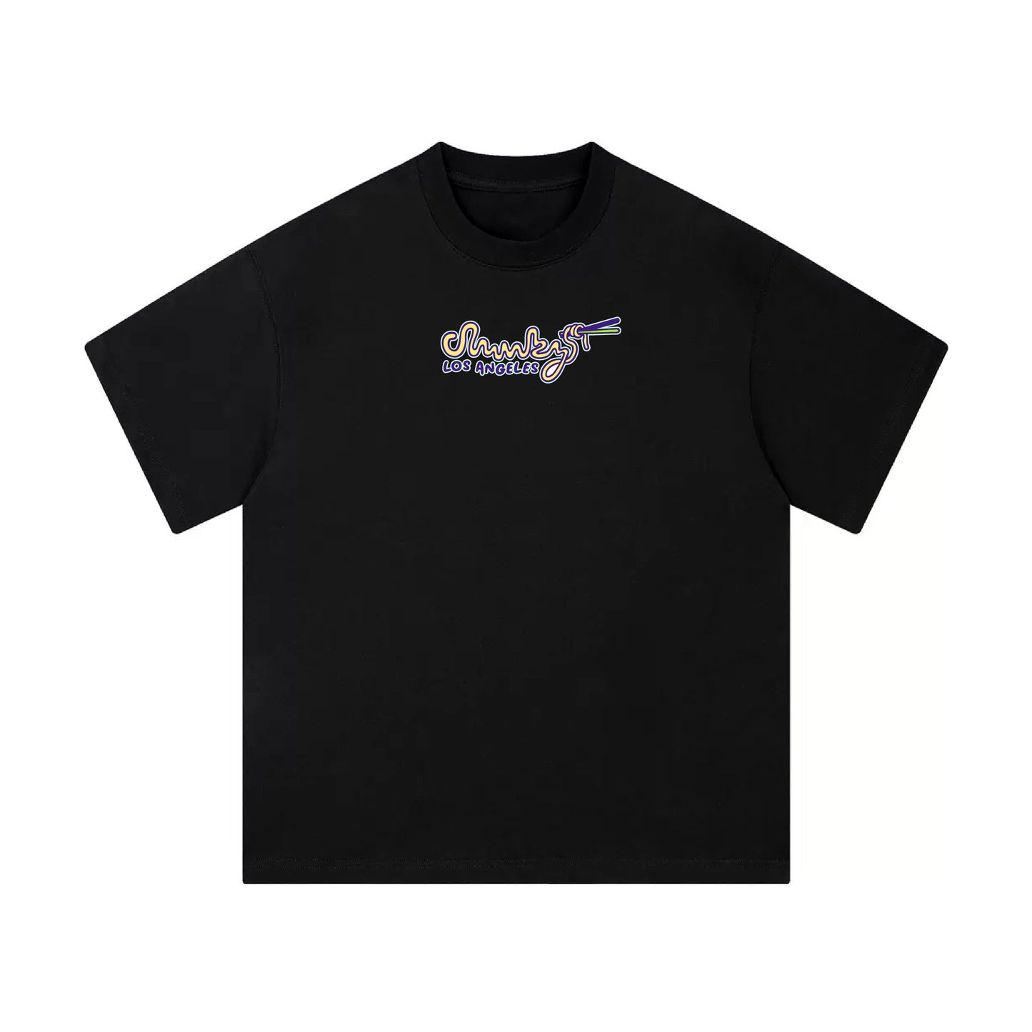 Chunkyween Haunted Noodles Mid-Cropped T-Shirt - Black