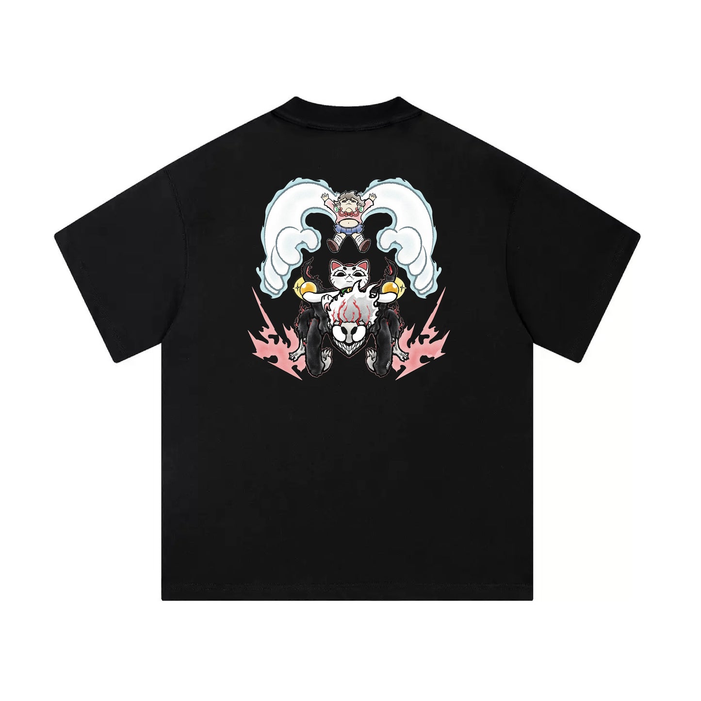 Chunkyween Dandan Mid-Cropped T-Shirt - Black