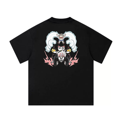 Chunkyween Dandan Mid-Cropped T-Shirt - Black