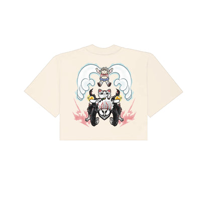Chunkyween Dandan Cropped T-Shirt - Cream