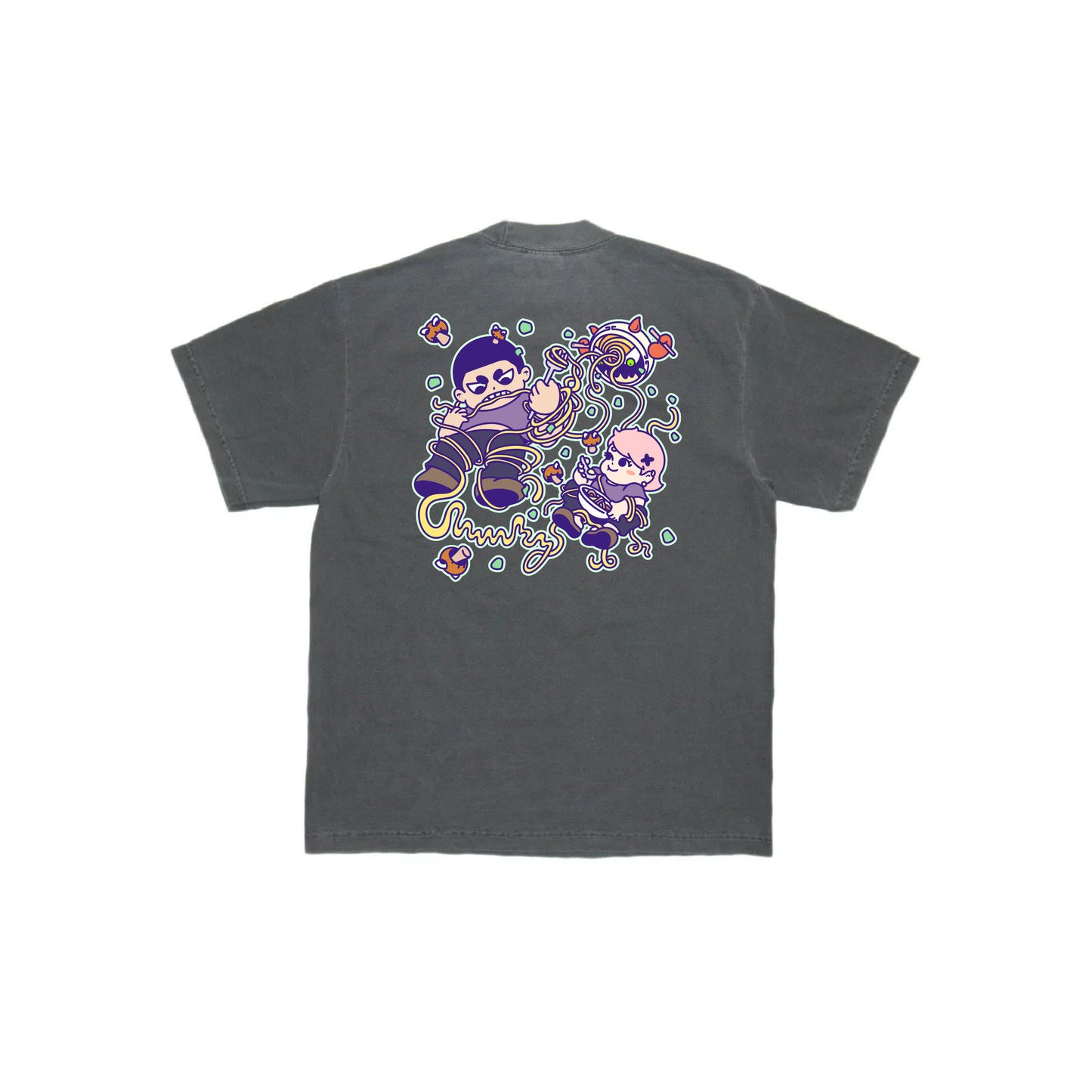Chunkyween Haunted Noodles T-Shirt - Shadow