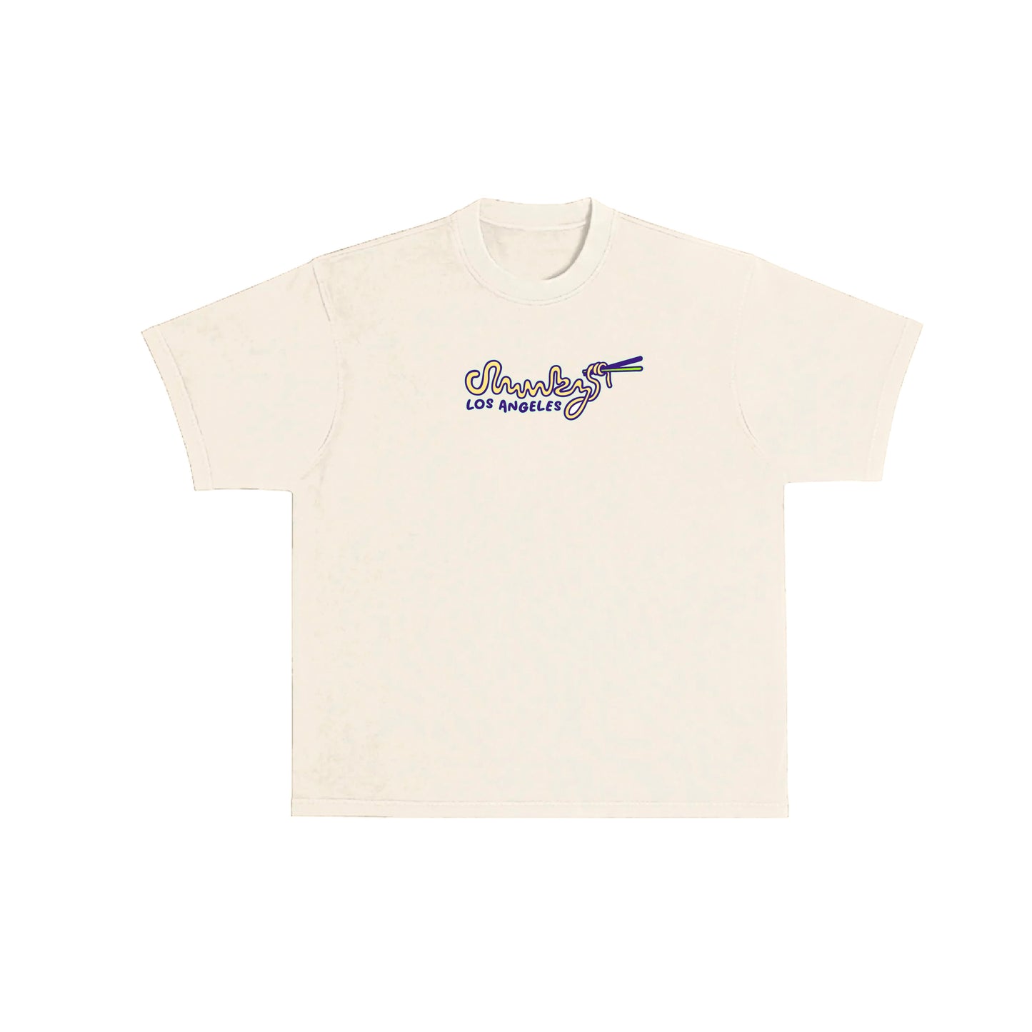 Chunkyween Haunted Noodles T-Shirt - Cream