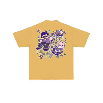 Chunkyween Haunted Noodles T-Shirt - Yellow