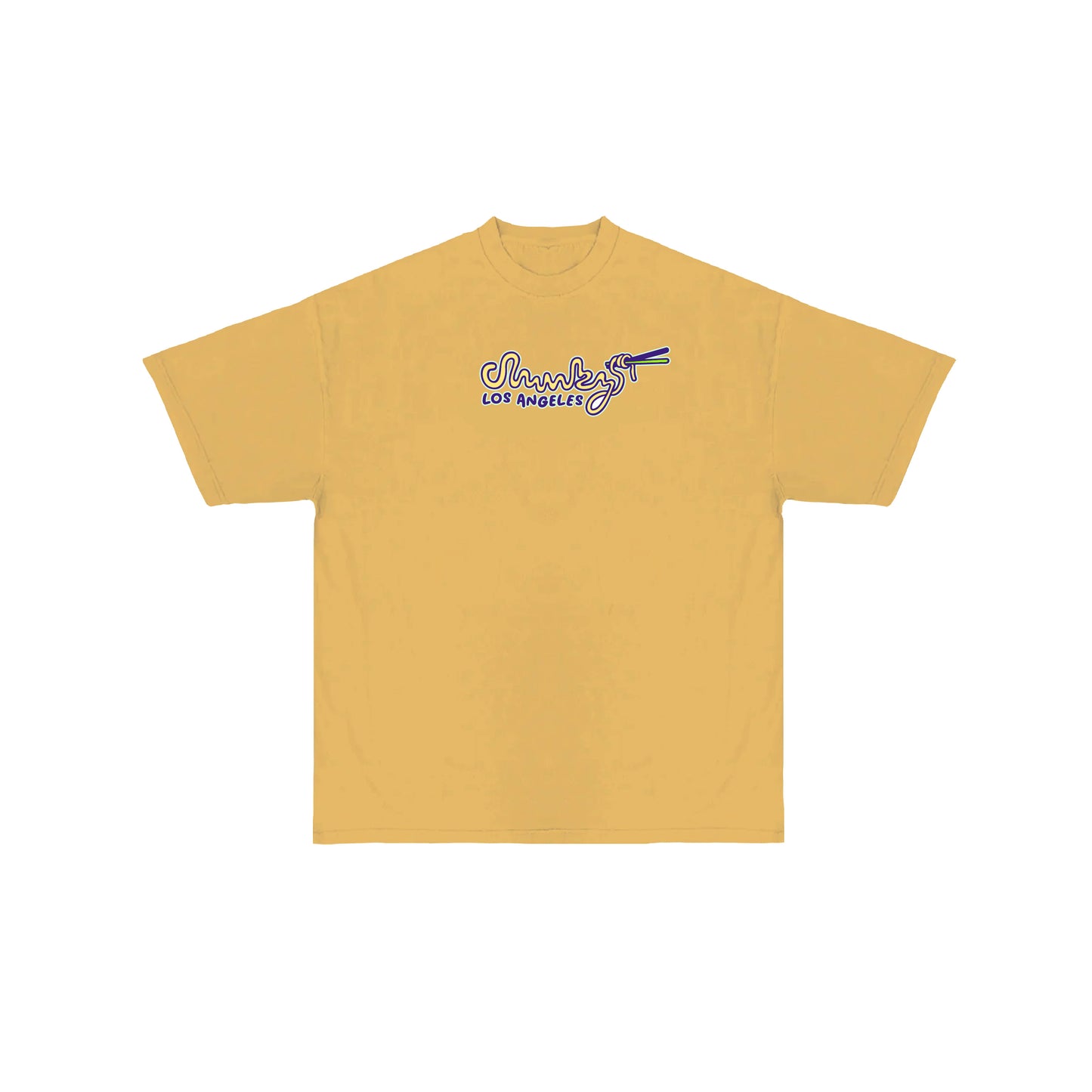 Chunkyween Haunted Noodles T-Shirt - Yellow