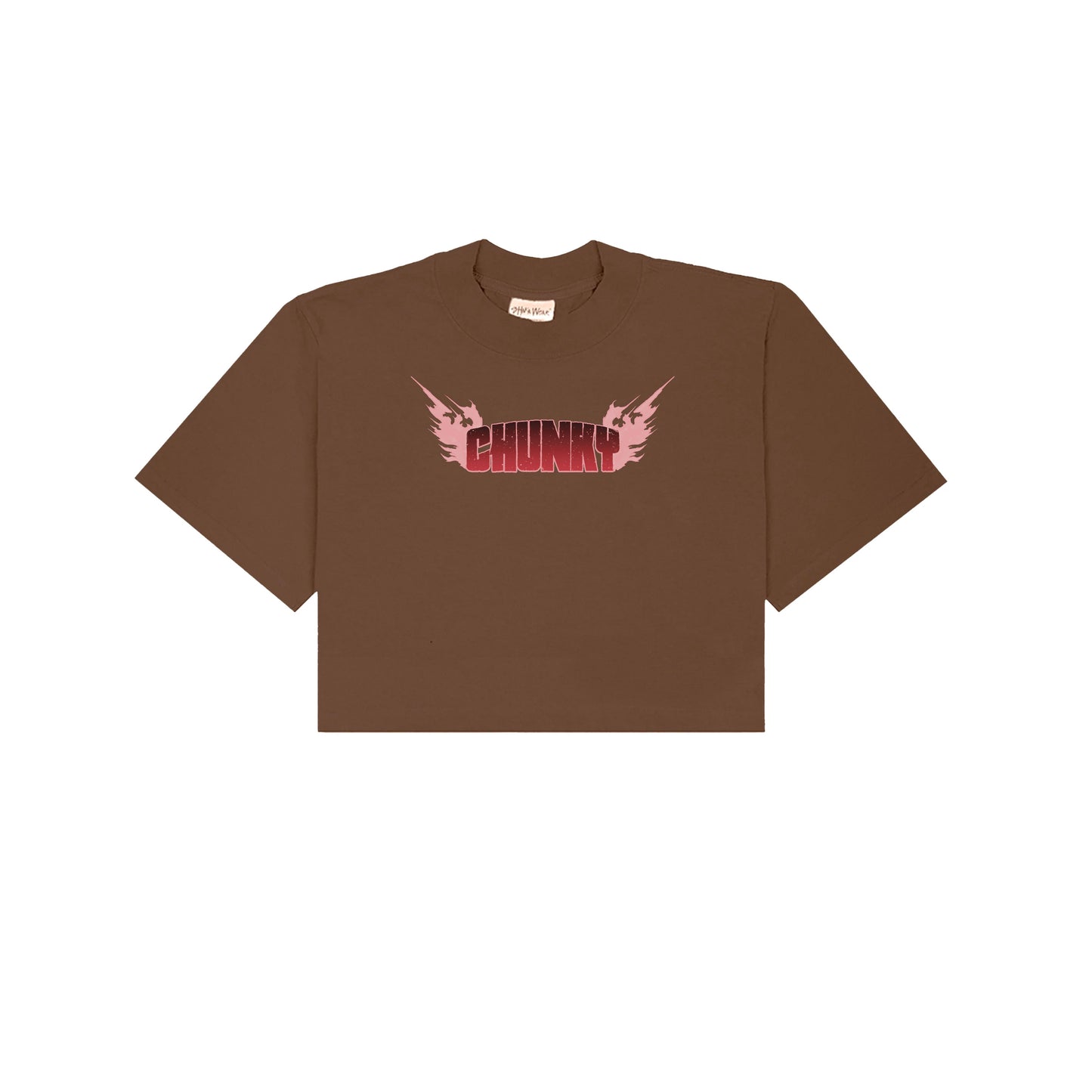 Chunkyween Dandan Cropped T-Shirt - Brown
