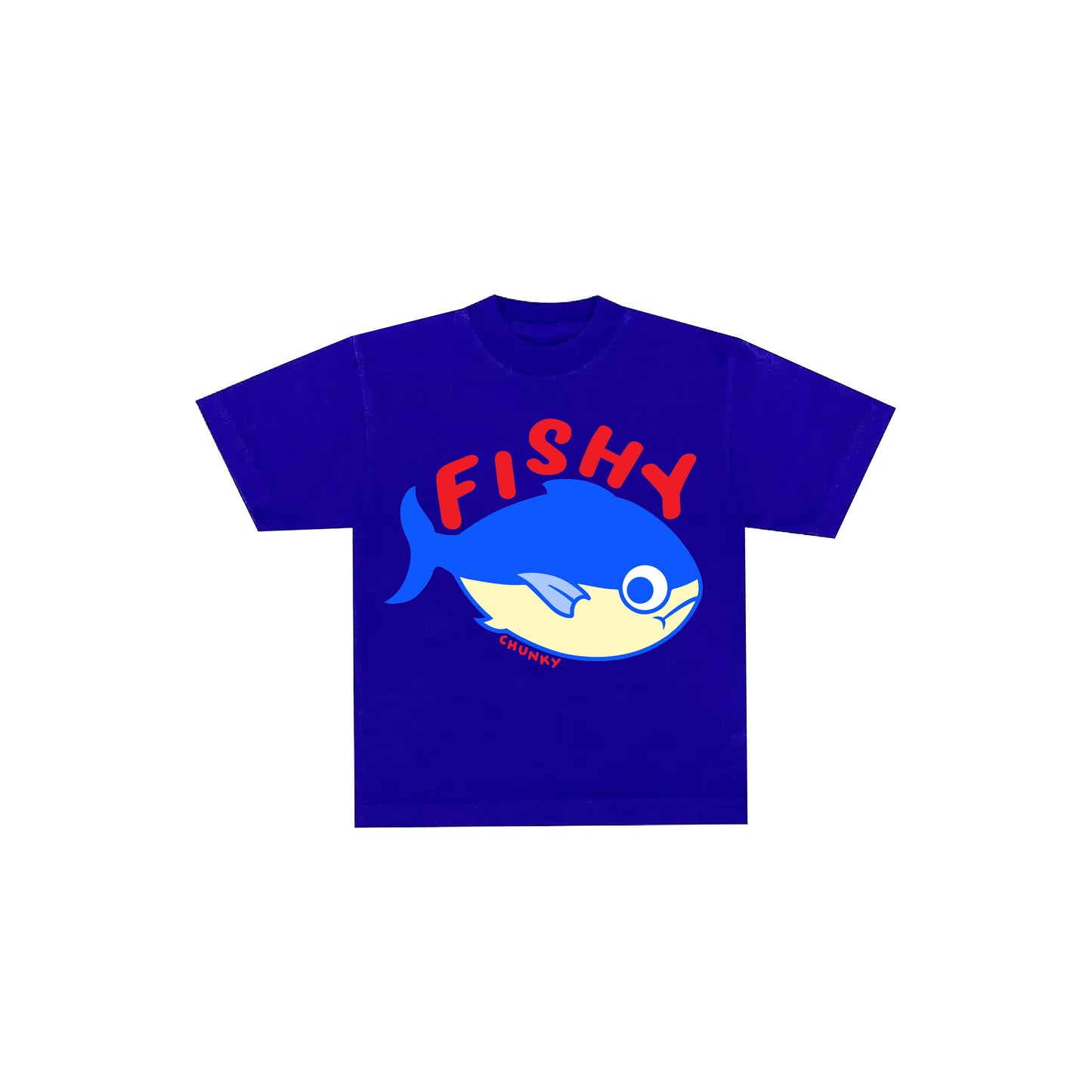 Chunky Fishy Kids T-Shirt - Blue