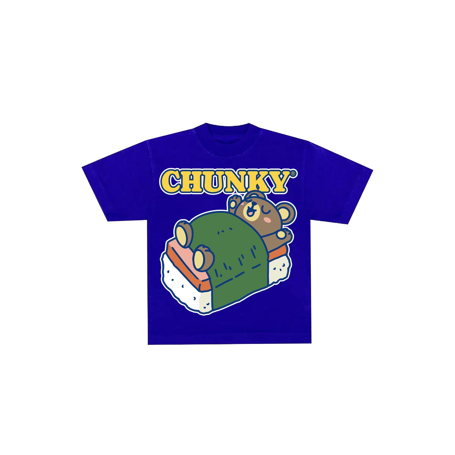 Chunky Musubear Kids T-Shirt - Blue