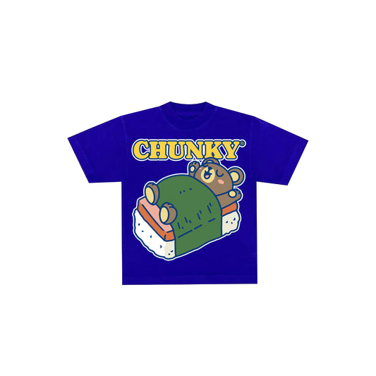 Chunky Musubear Kids T-Shirt - Blue