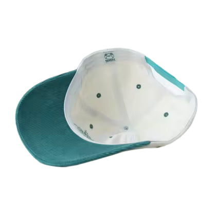 Chunky Frog Logo Corduroy Color Block Hat