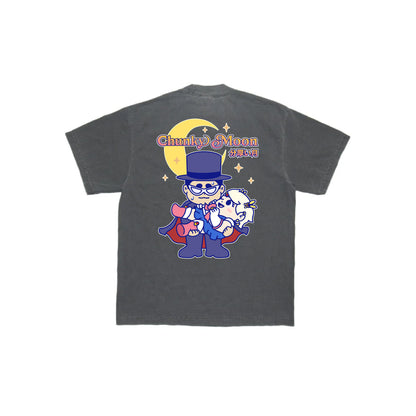 Chunky Moon XO Holding T-Shirt - Shadow