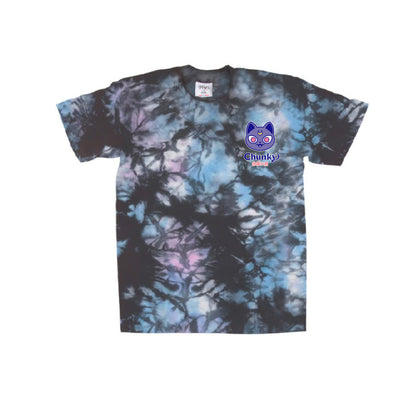 Chunky Moon XO Holding T-Shirt - Milky Way Tie Dye