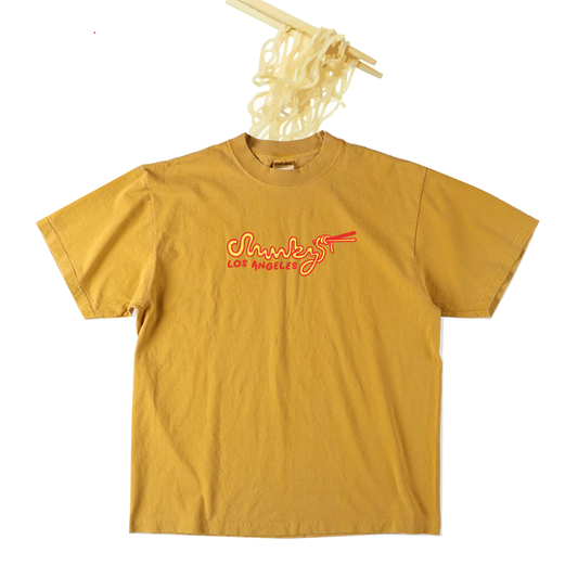 Chunky Noodles T-Shirt - Mustard