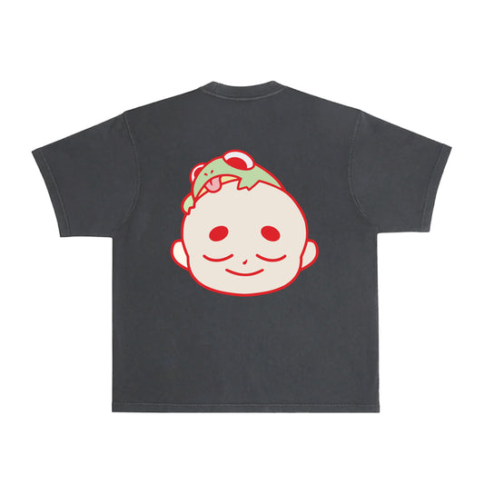 Chunky Baby and Frog T-Shirt - Shadow