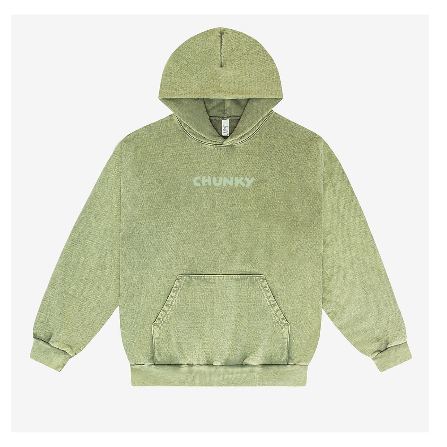 Chunky Jumping Frog Premium 14oz Hoodie - Matcha